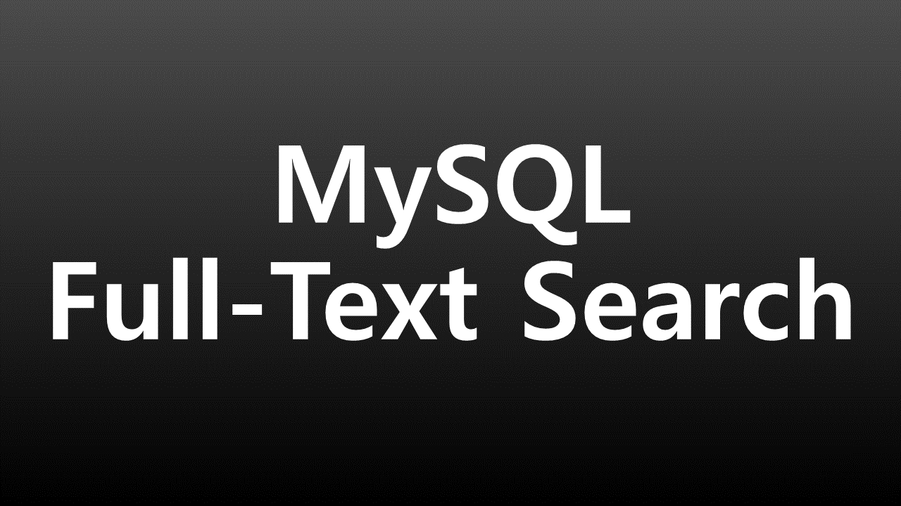Mysql n-gram parser fulltext search