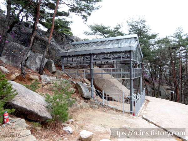 경주 남산 열암곡 마애불 전경