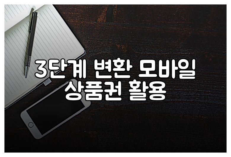3단계 변환 모바일 상품권 활용