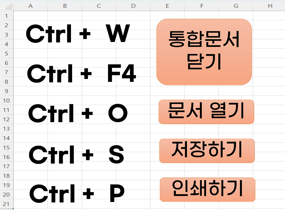 엑셀단축키