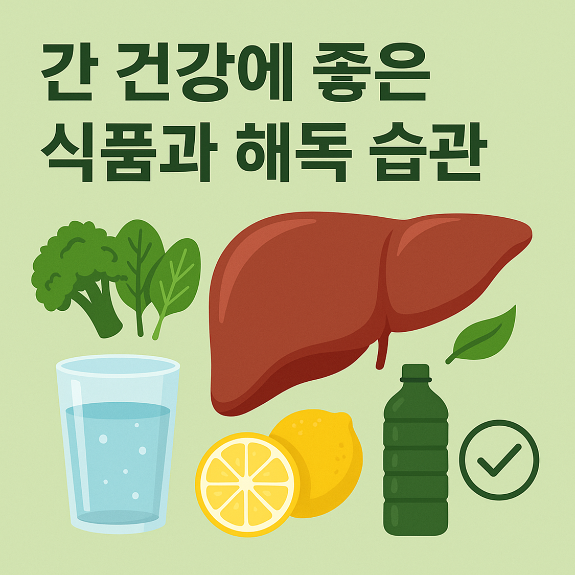 간 건강에 좋은 식품과 해독 습관