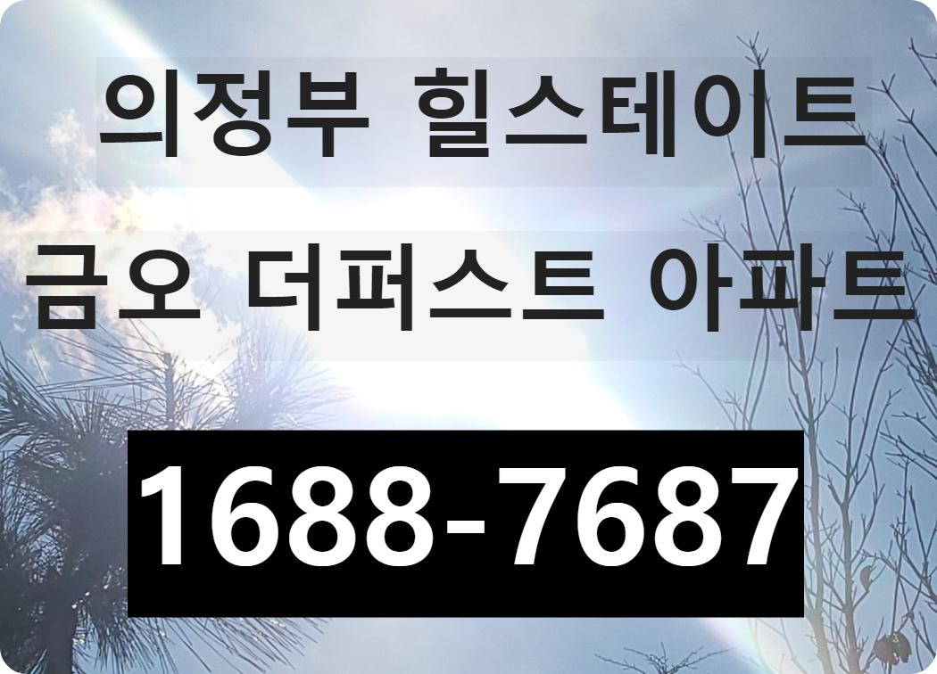  힐스테이트 금오 더퍼스트 분양가/잔여세대/동.호수 확인 친절 대표상담