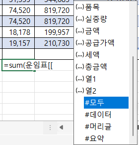 #데이터 항목 지정자 선택하는 방법