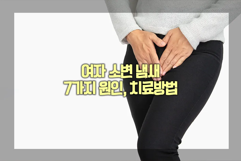 여자 소변 냄새 원인 치료방법