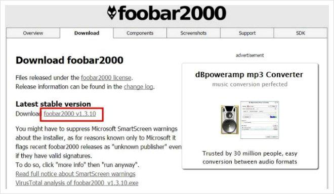 foobar2000