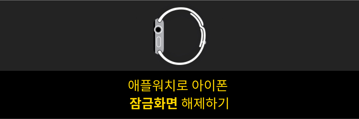  애플 워치로 아이폰 화면 잠금 해제하기