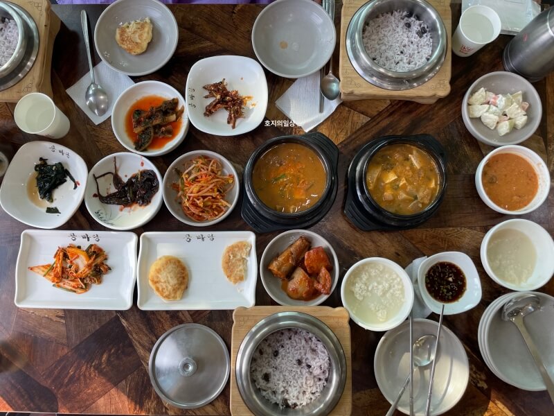 수원 광교산 두부요리 맛집 콩마당 - 콩마당 정식