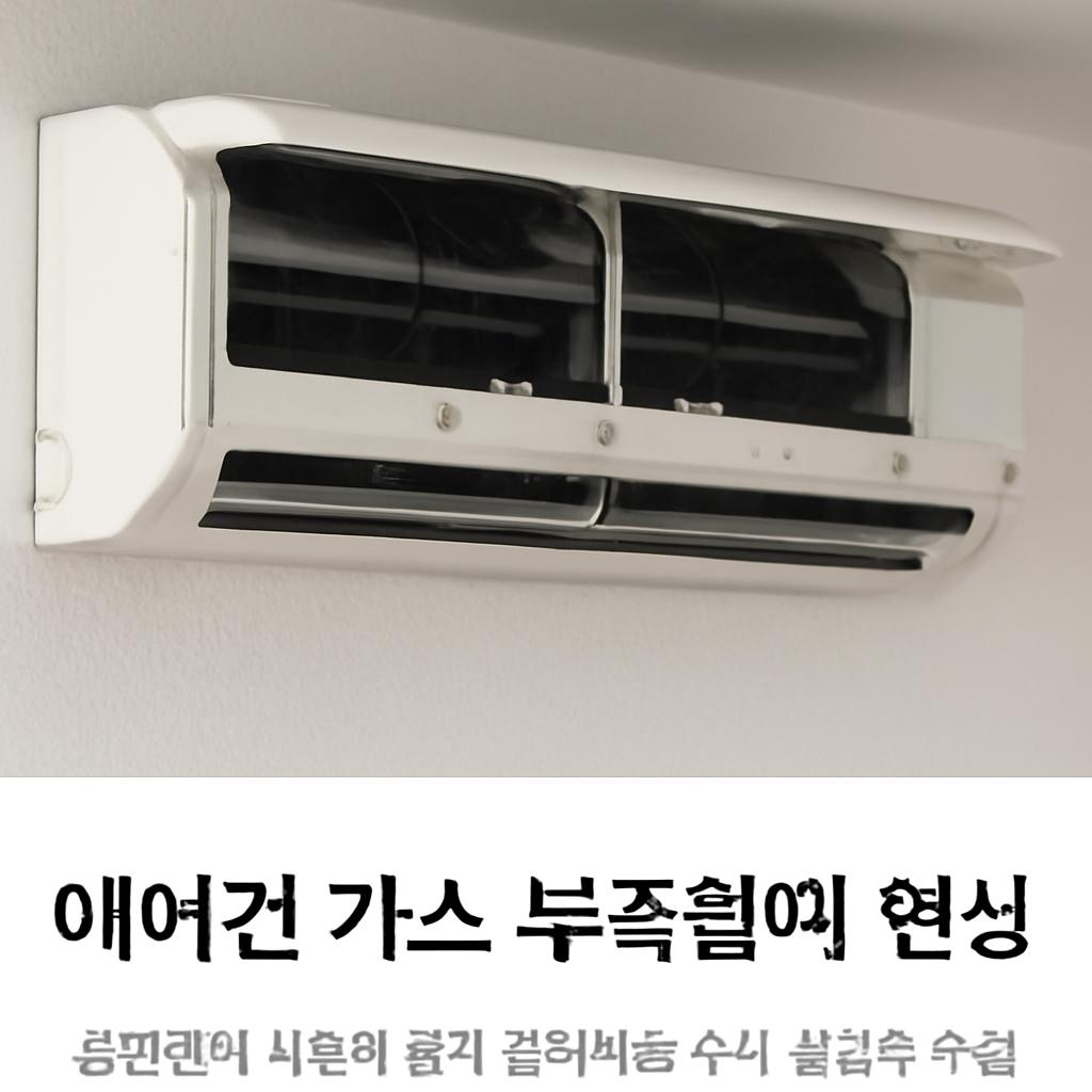 에어컨 가스 부족할때 현상