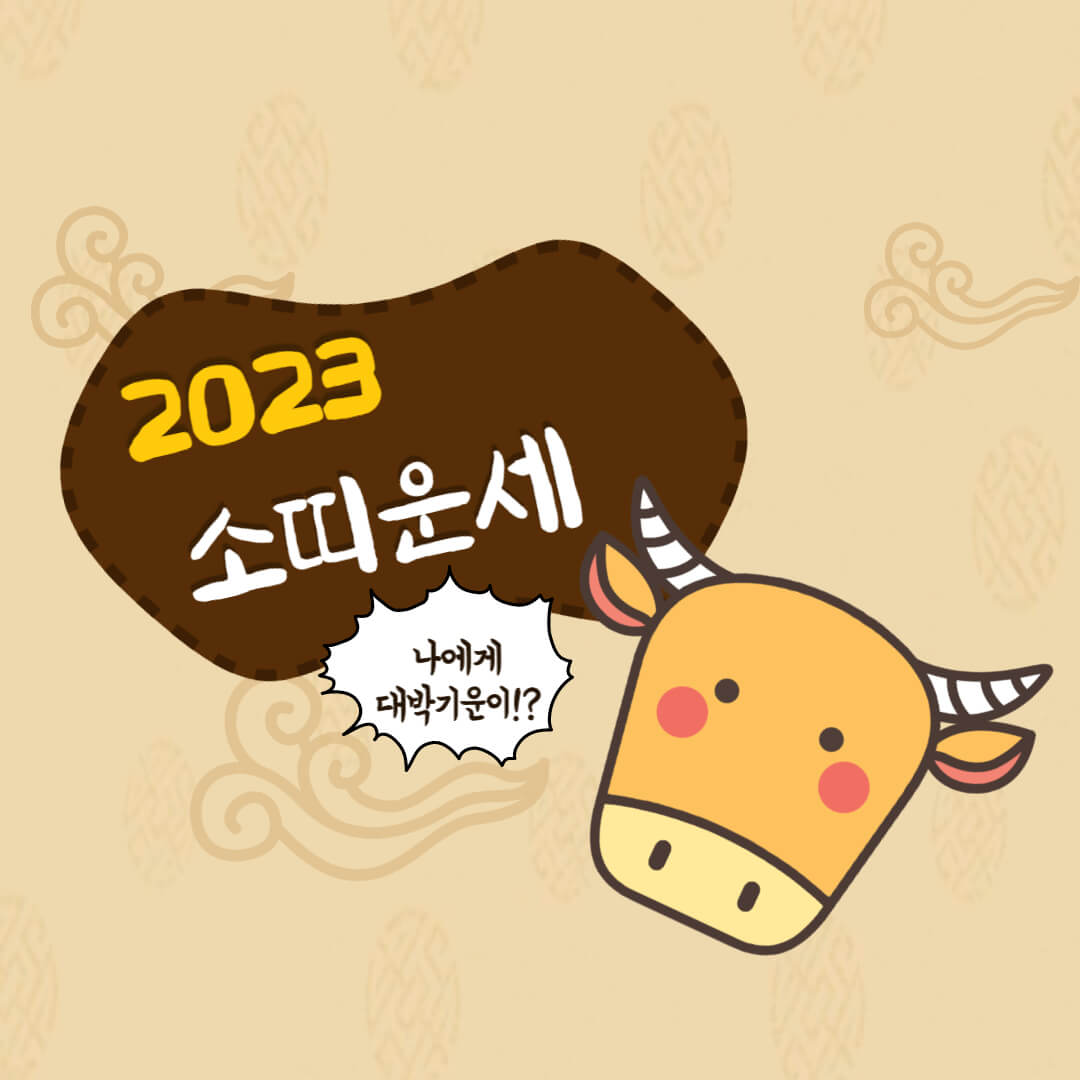  2023년 소띠 운세 한방에 정리