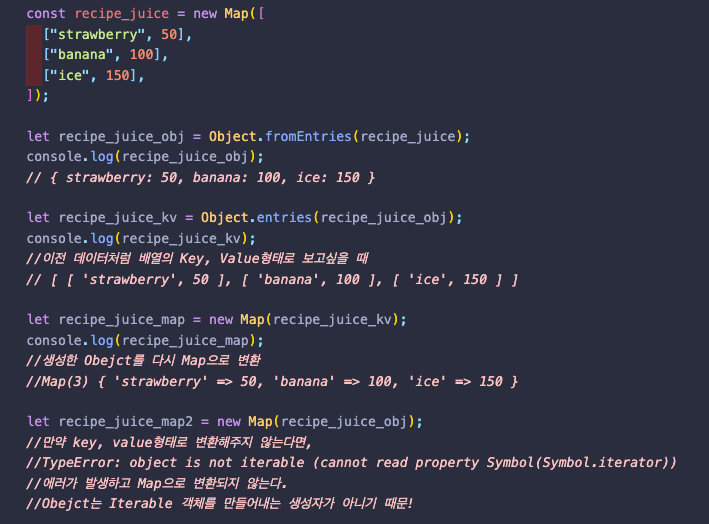 Javascript: Map :: 정노트