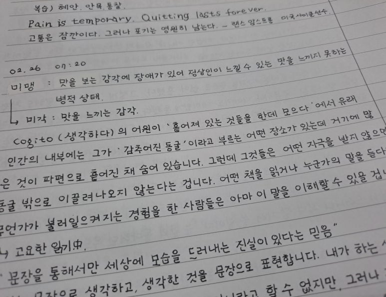 글씨 쓰기 악필교정