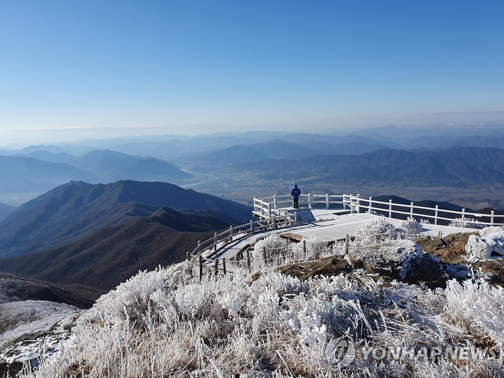 지리산-설경