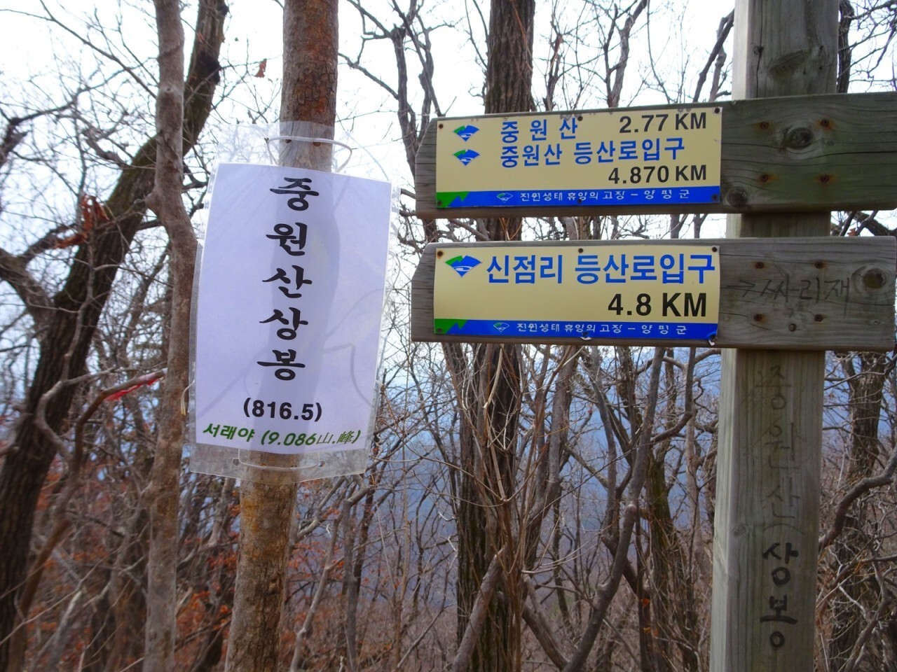 한강기맥 (농다치고개, 소구니산, 30