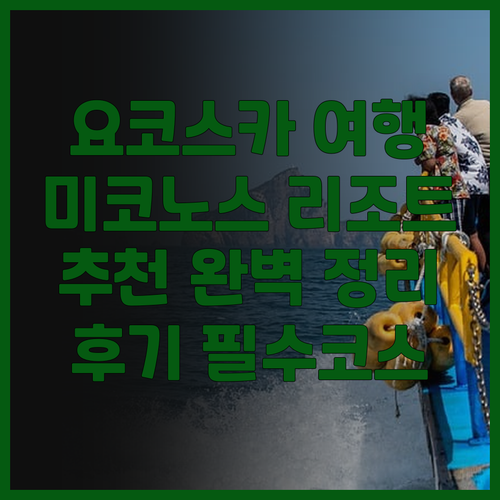 요코스카 여행 필수 코스 미코노스 리