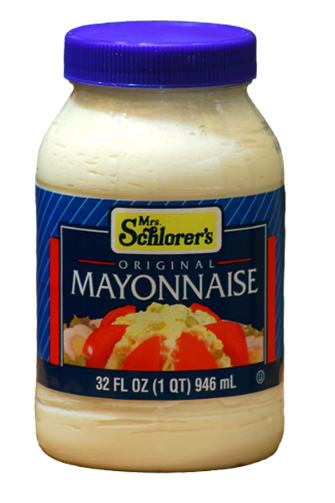 최초 마요네즈 상표 Mrs.Schlorer's mayonnaise
