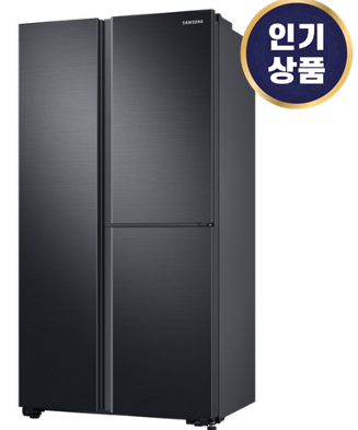  RH62A504EB4 삼성전자 양문형냉장고 리얼 메탈 블랙 추천