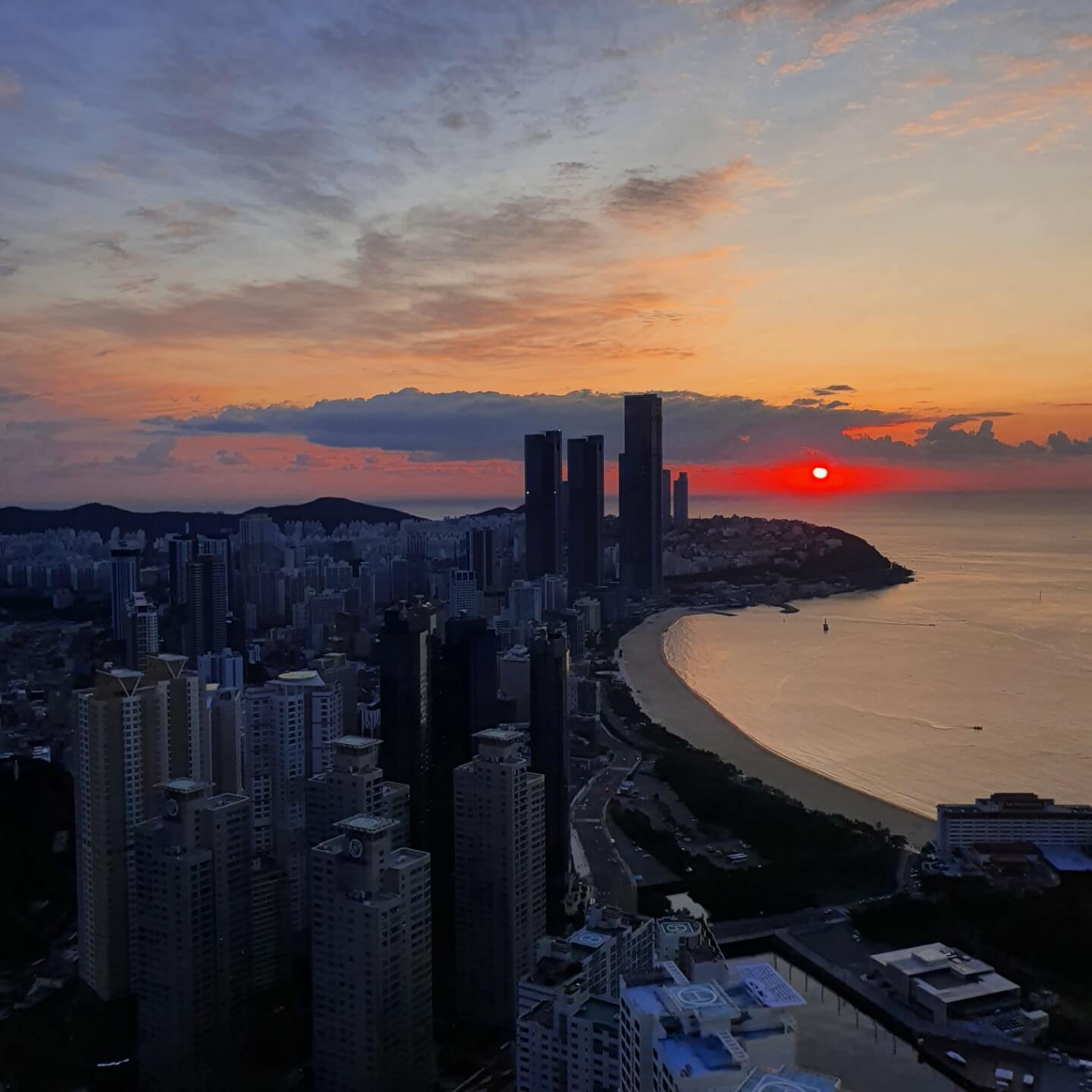 해운대 해수욕장 사진