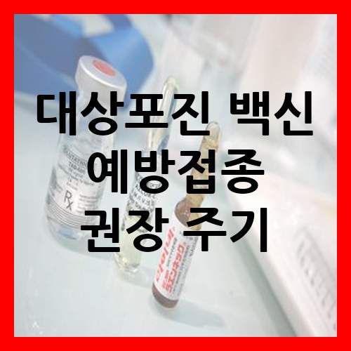  대상포진 백신 예방접종  권장 주기