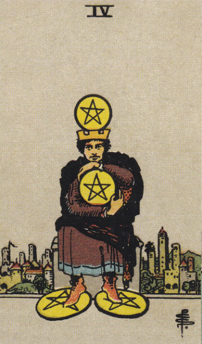 four of pentacles