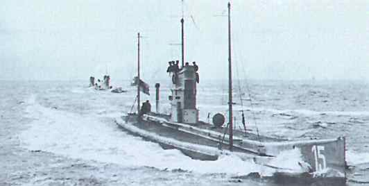 제2준유보트전단 U-15 잠수함