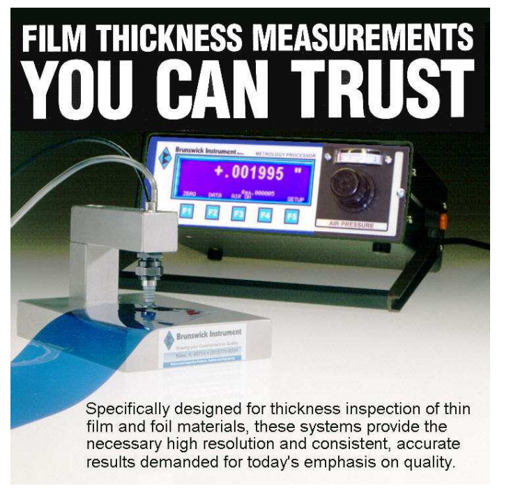  [ 필름 두께 측정기 ] Brunswick Film Thickness Measurement