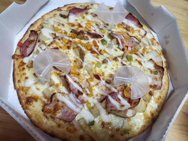 포테이토 베이컨 피자