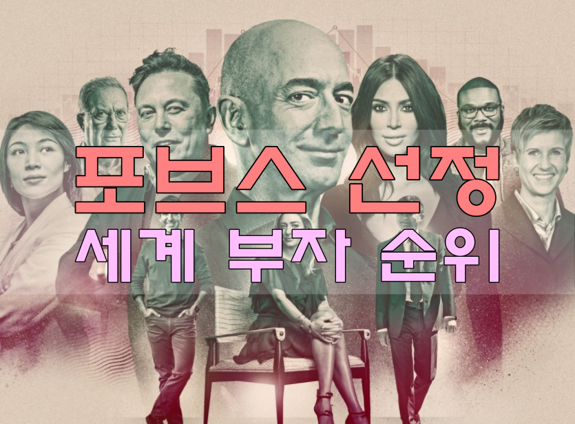  2021년 포브스 선정 세계 부자 순위 리스트