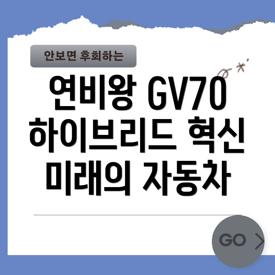 제네시스 GV70 하이브리드