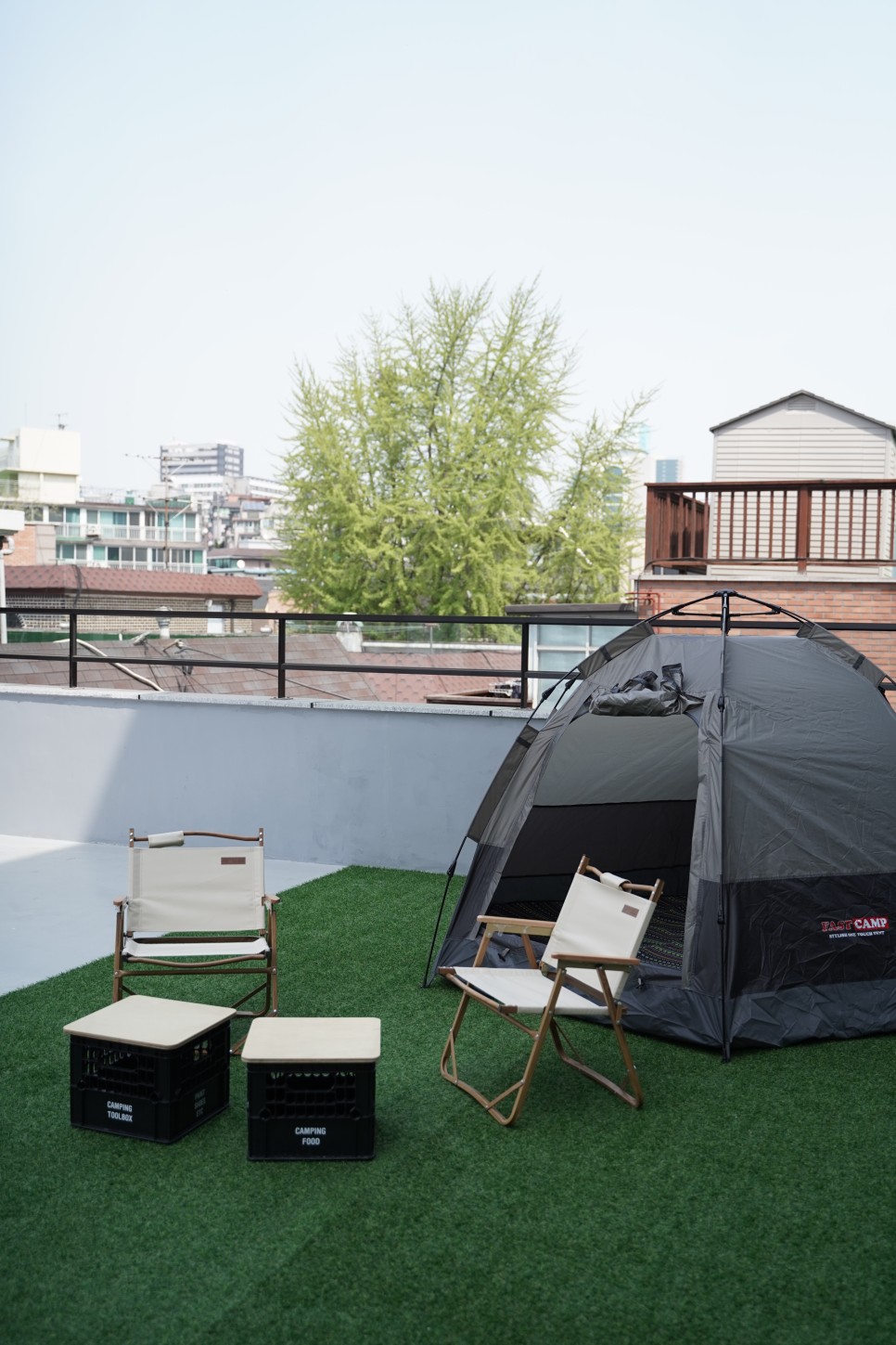 집에서도 자동텐트와 감성캠핑! 원터치텐트 패스트캠프 오토6 2