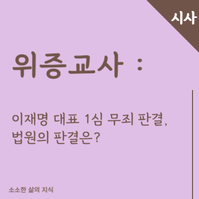 위증교사 타이틀