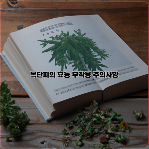  목단피의 효능과 부작용, 주의사항을 알아보자
