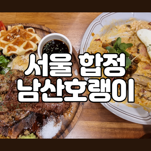  홍대/합정 남산호랭이 추천메뉴 스테이크와 리조또가 맛있는 합정맛집