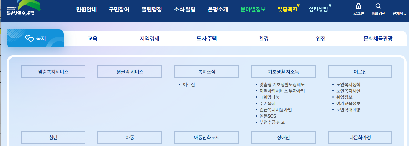 은평구 동행일자리 신청 방법(공공일자리)