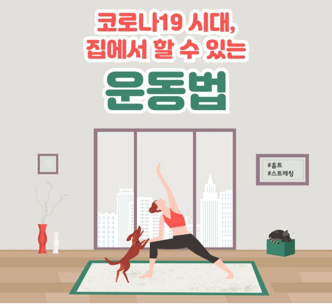  코로나로 인한 못다한 워라밸 균형 맞추기 (홈트레이닝편)
