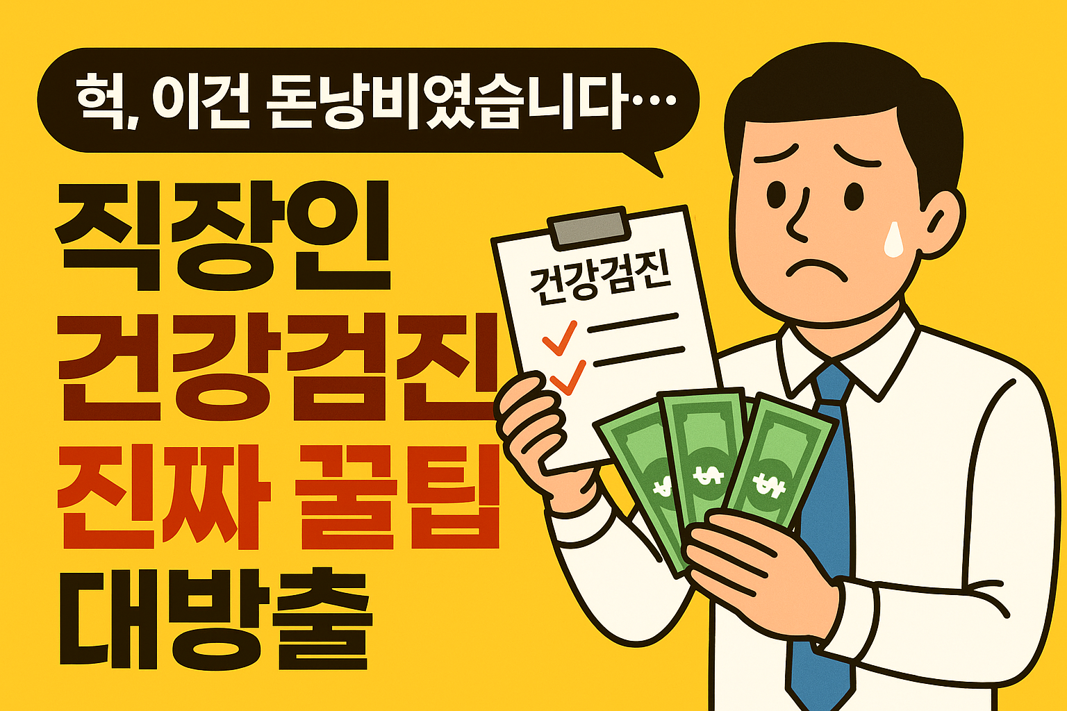 직장인 건강검진 진짜 꿀팁 대방출 썸네일