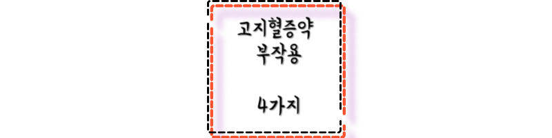 고지혈증약 부작용 4가지