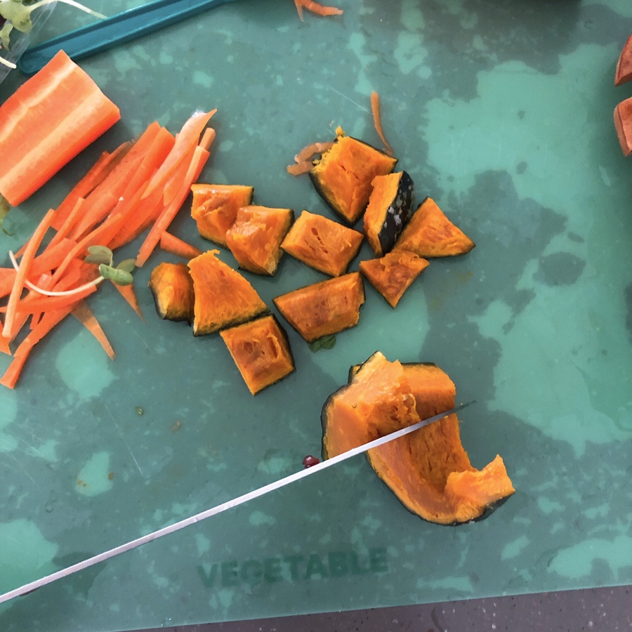 제주도 미니밤카보차로 : 큐브호박샐러드만들기(찜호박) 34