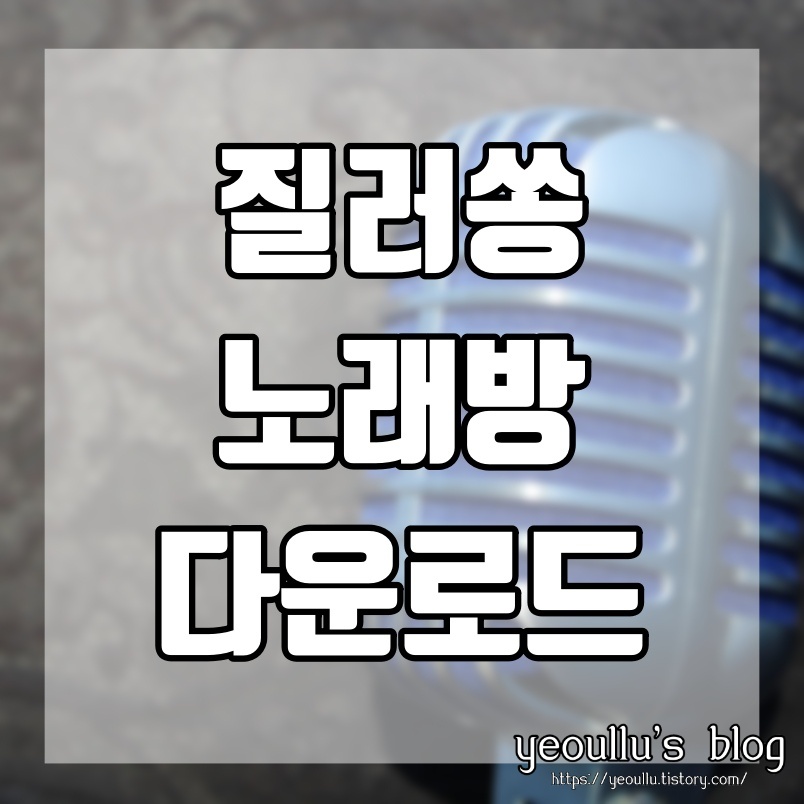  노래방을 내 방에서 질러쏭 설치해서 즐겨보세요.