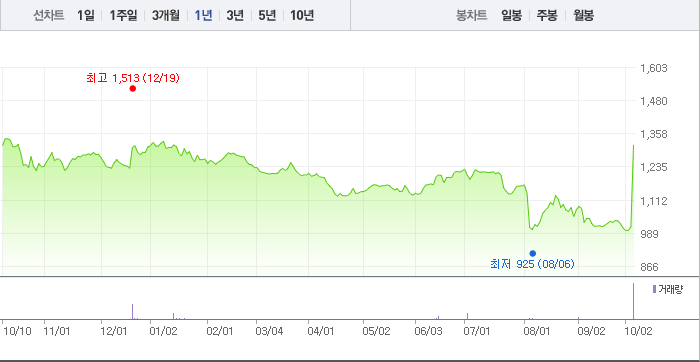 2024-10-08 보락 1년 chart