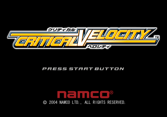  남코 / 드라이빙 액션 - 크리티컬 벨로시티 クリティカル ベロシティ - Critical Velocity (PS2 - iso 다운로드)