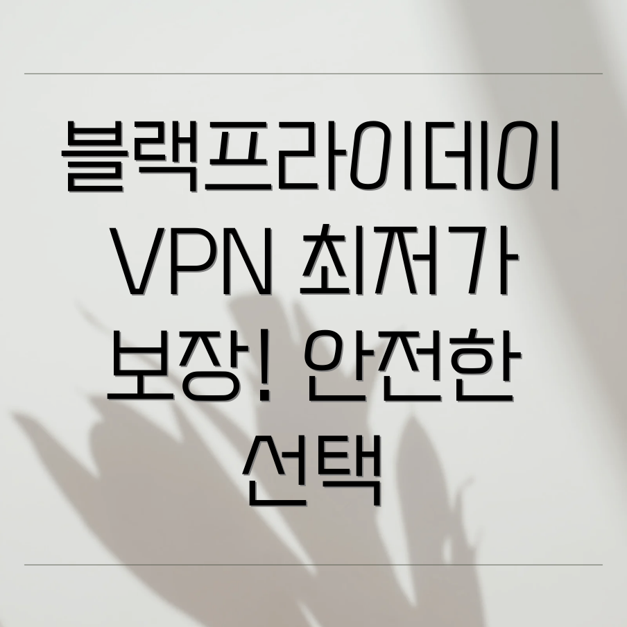 블랙프라이데이 VPN