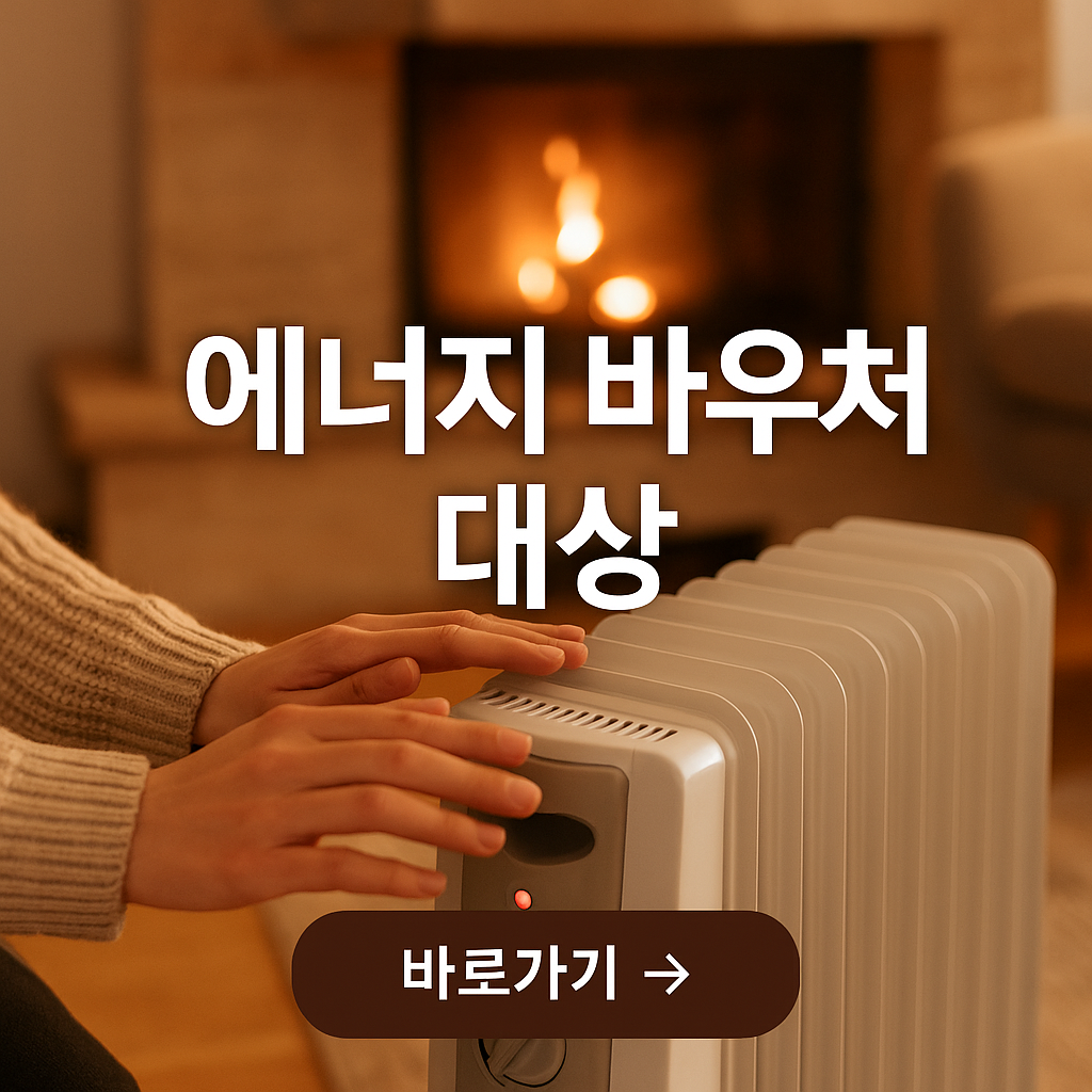 에너지 바우처 신청 대상 총정리 ✅