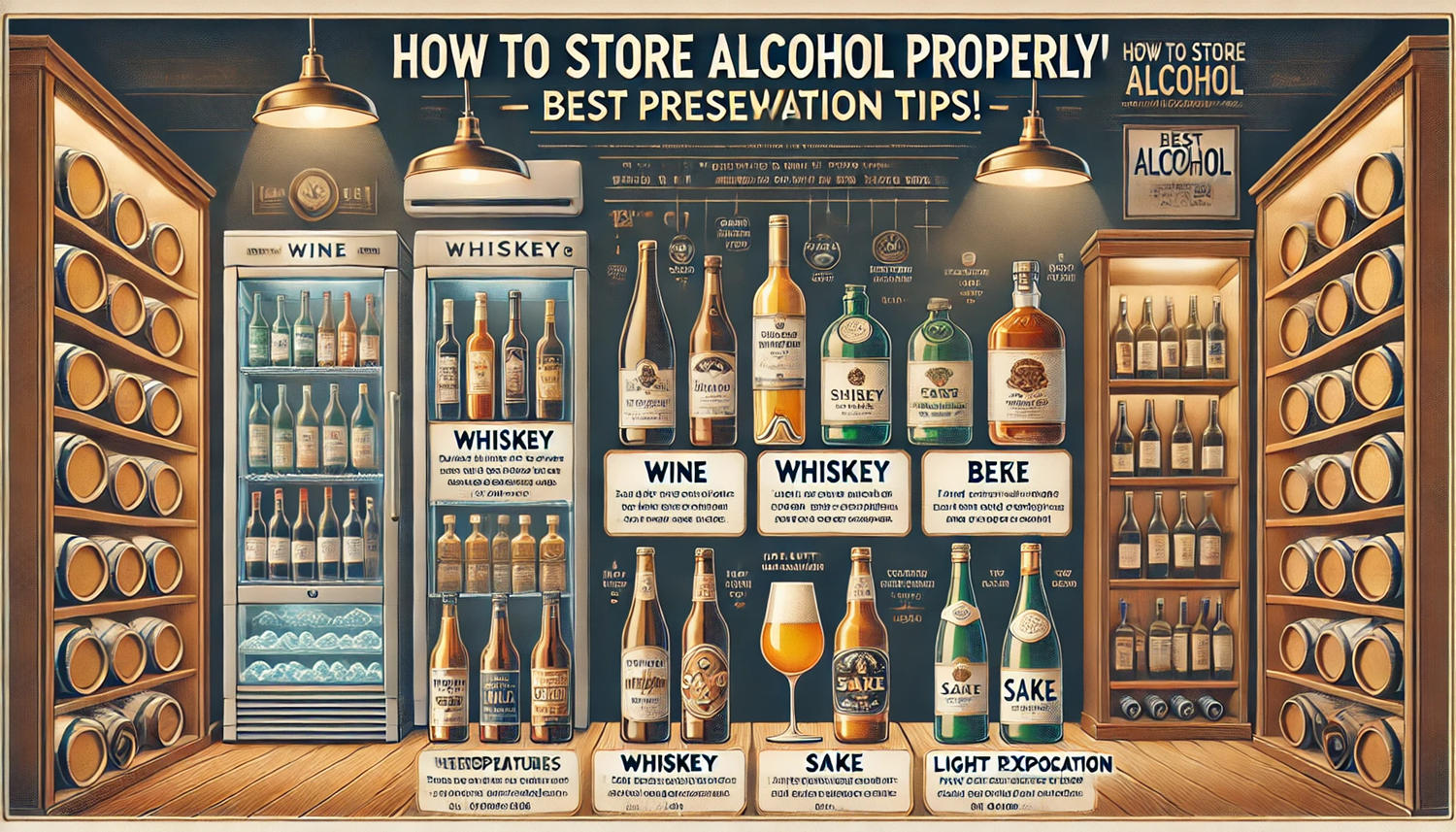 술을 오래 보관하려면? 주류별 최적의 보관 방법 정리
