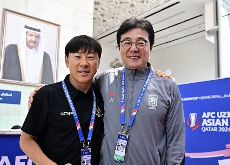 U23 아시안컵 한국 인도네시아 축구 황선홍신태용
U23 아시안컵 한국 황선홍 감독과 인도네시아 신태용 감독