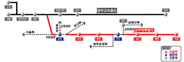 서울역↔거제역 KTX 남부내륙철도 건설 기본 계획6