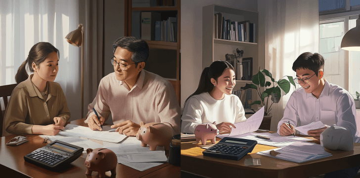 비용 절감 계획 수립 예시 이미지