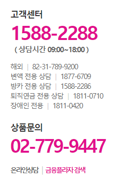 흥국생명 콜센터 전화번호