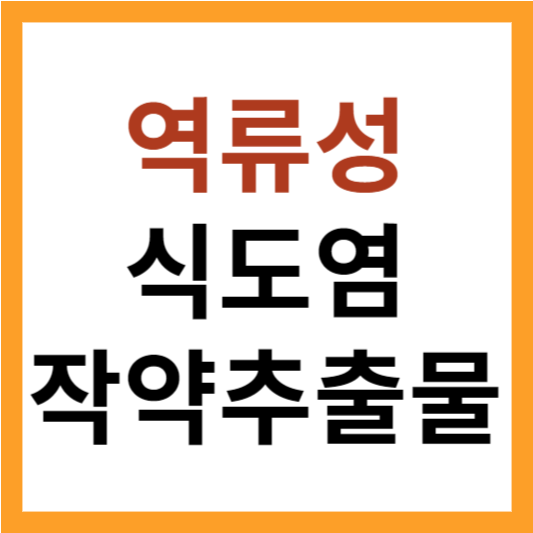 역류성식도염 영양제