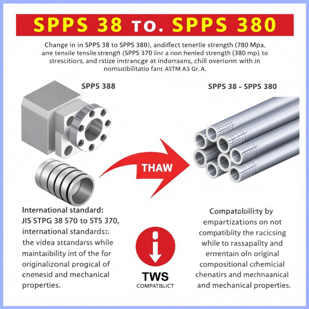 SPPS 38에서 SPPS 380까지: 압력배관용 탄소강관의 모든 것
