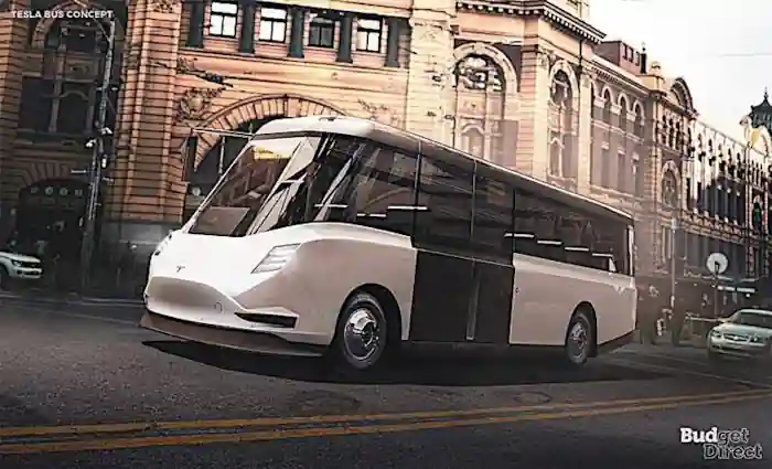 테슬라 버스의 예상 디자인 (출처: AutoEvolution)